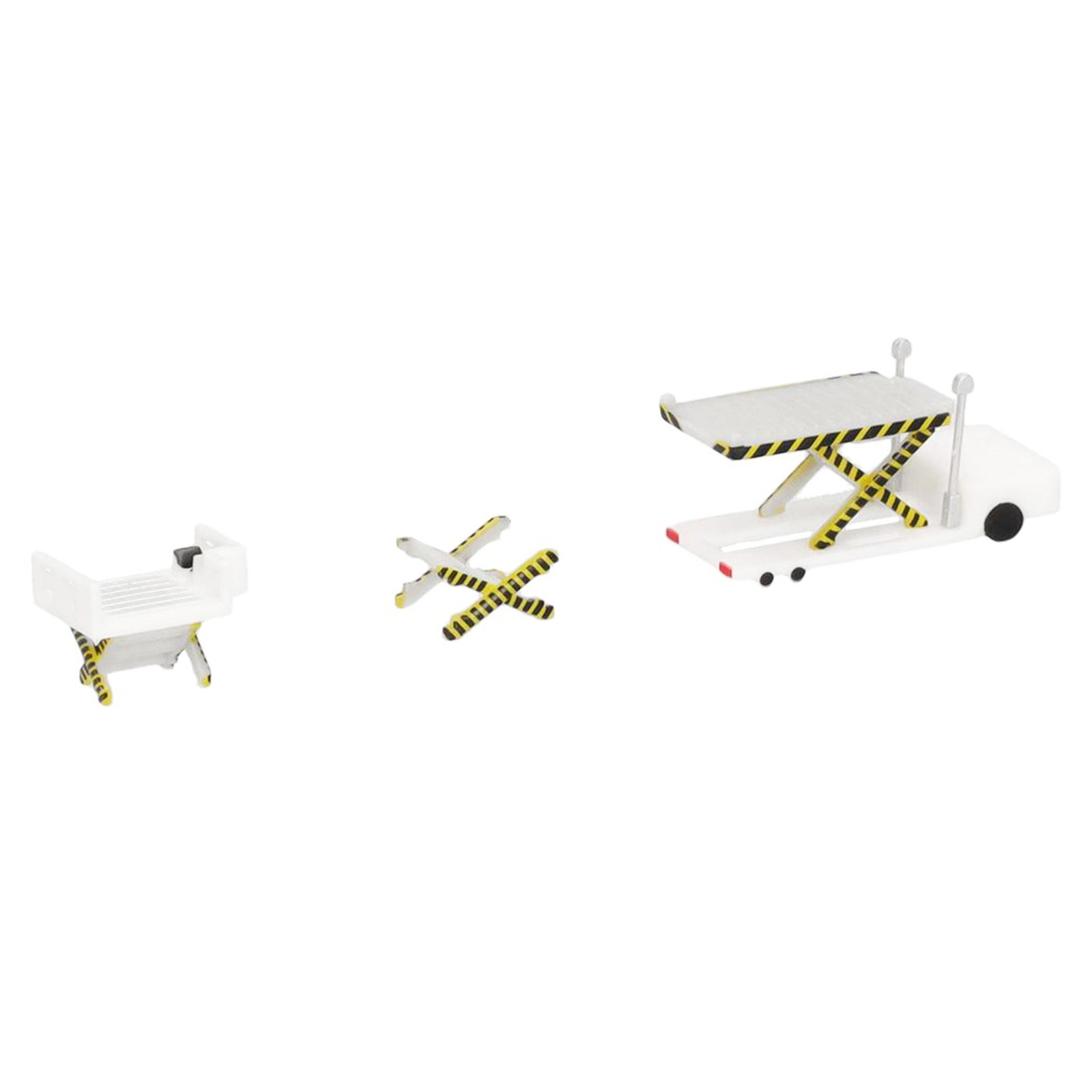 Container Loader 2 Vehicle Set White 1/500 Diecast Model by Herpa - image 5