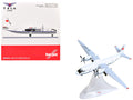 Xian Y-7 Commercial Aircraft "CAAC Airlines" (B-3457) White with Blue Stripes 1/200 Diecast Model by Herpa