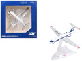 Yakovlev Yak-40 Commercial Aircraft "LOT Polish Airlines" (SP-GEA) White with Blue Stripes and Tail 1/200 Diecast Model by Herpa