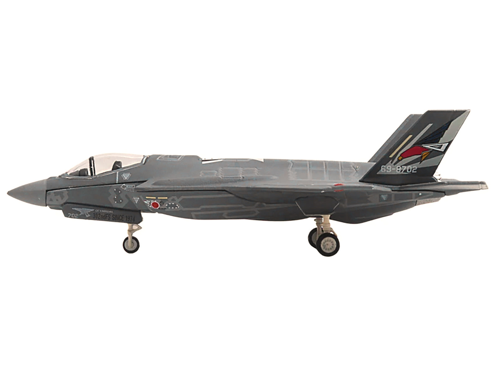 Lockheed Martin F-35A Lightning II Aircraft "50th Anniversary 302 Hikotai Misawa" (69-8702) Japan Air Self-Defense Force 1/200 Diecast Model by Herpa - image 2