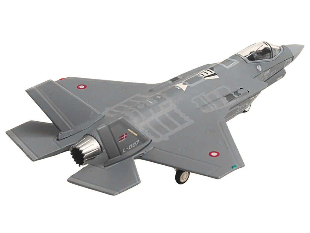 Lockheed Martin F-35A Lightning II Aircraft "Eskadrille 727 Skrydstrup Air Base" (L-007) Royal Danish Air Force 1/200 Diecast Model by Herpa - image 3