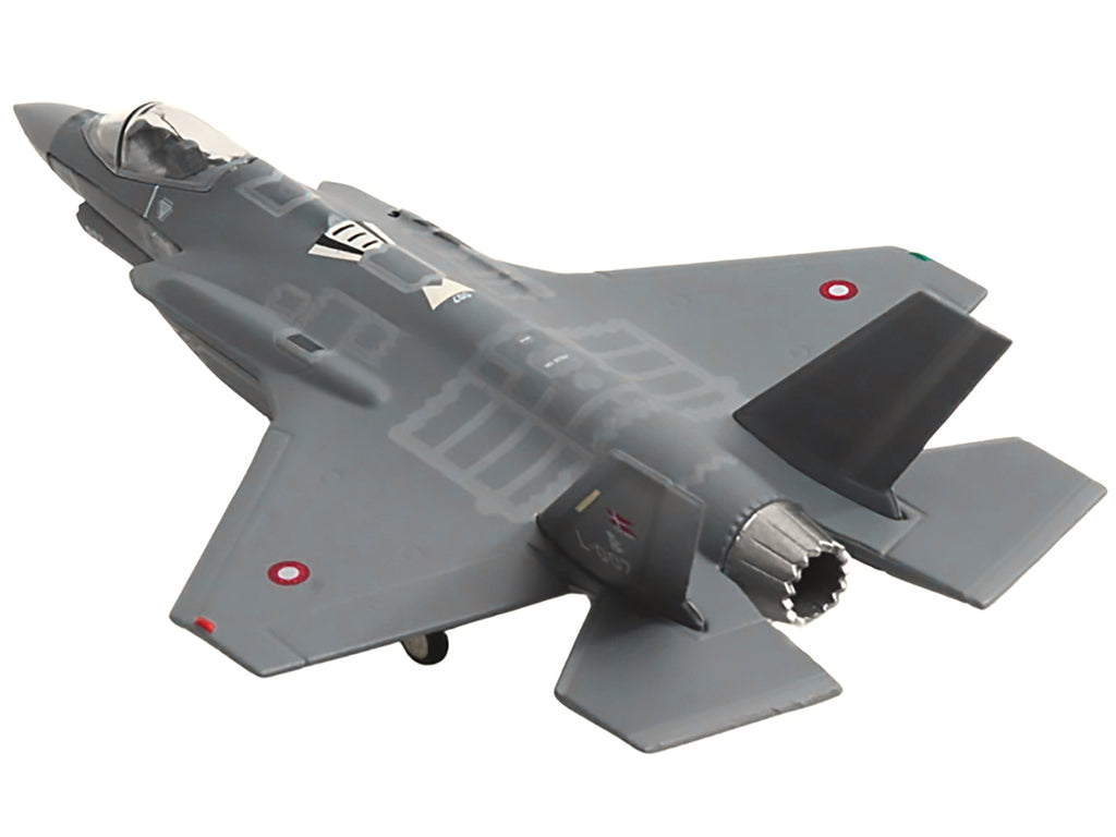 Lockheed Martin F-35A Lightning II Aircraft "Eskadrille 727 Skrydstrup Air Base" (L-007) Royal Danish Air Force 1/200 Diecast Model by Herpa - image 4