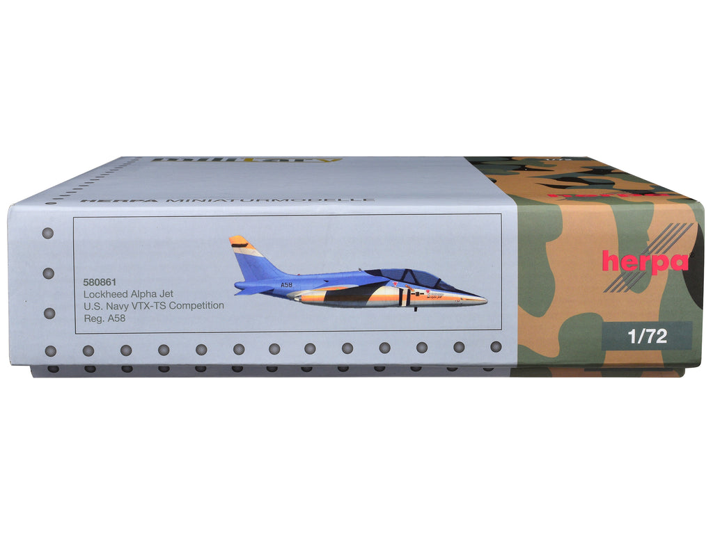 Lockheed Alpha Jet Aircraft "VTX-TS Competition" United States Navy "Military" Series 1/72 Diecast Model Airplane by Herpa - image 3