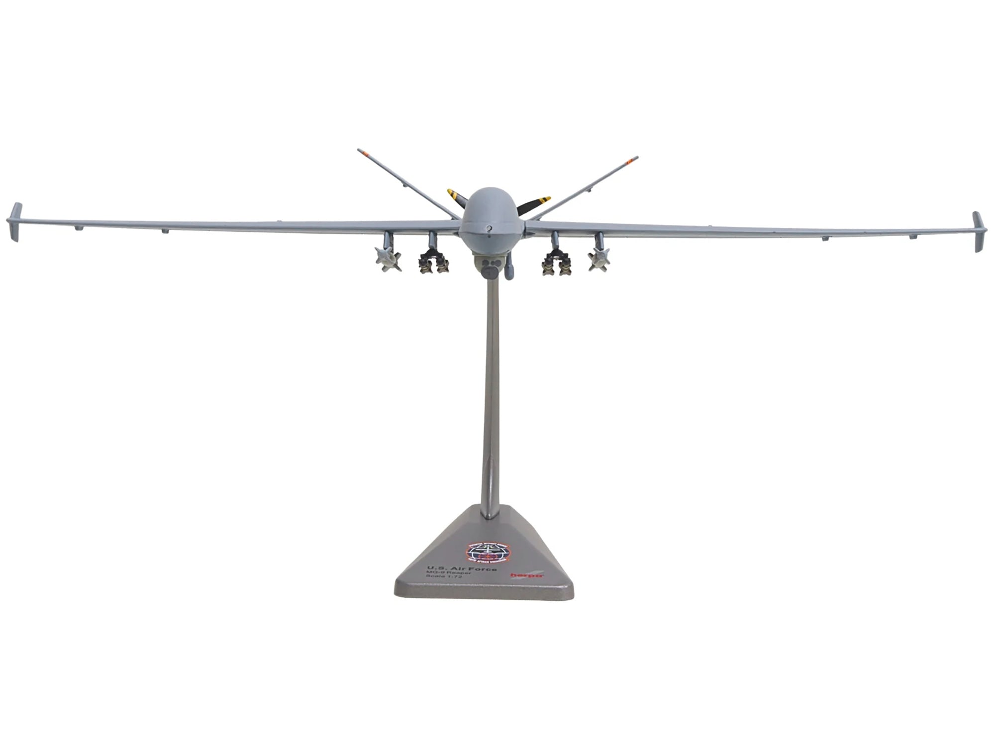 General Atomics MQ-9A Reaper Block 5 UAV "New York Air National Guard 108th Attack Squadron Hancock Field Air National Guard Base" United States Air Force "Military" Series 1/72 Diecast Model by Herpa - image 5