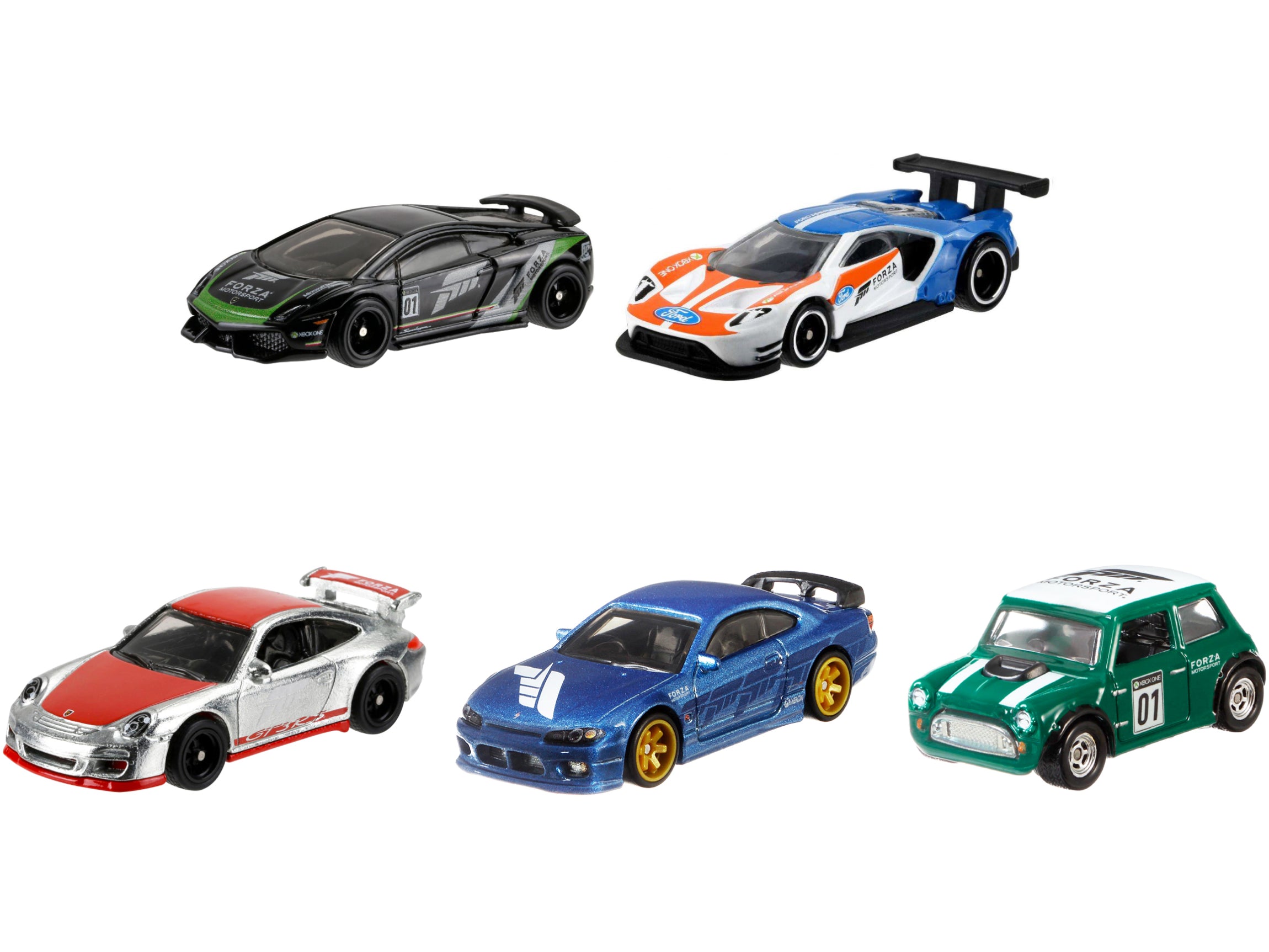 "Forza Motorsport" 5 piece Set Diecast Model Cars by Hot Wheels - image 2