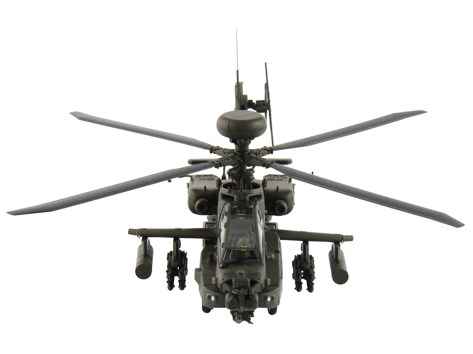 Boeing AH-64E Apache Echo Attack Helicopter "ZM714 Middle Wallop" (2022) British Army "Air Power Series" 1/72 Diecast Model by Hobby Master - image 3