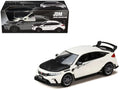 Honda Civic Type R (FL5) RHD (Right Hand Drive) Championship White with Carbon Hood "MUGEN Group B" (2025) "JDM64" Series by Hobby Japan