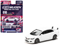 Honda Mugen Civic Type R (FD2) RHD (Right Hand Drive) Championship White "JDM64" Series 1/64 Diecast Model Car by Hobby Japan