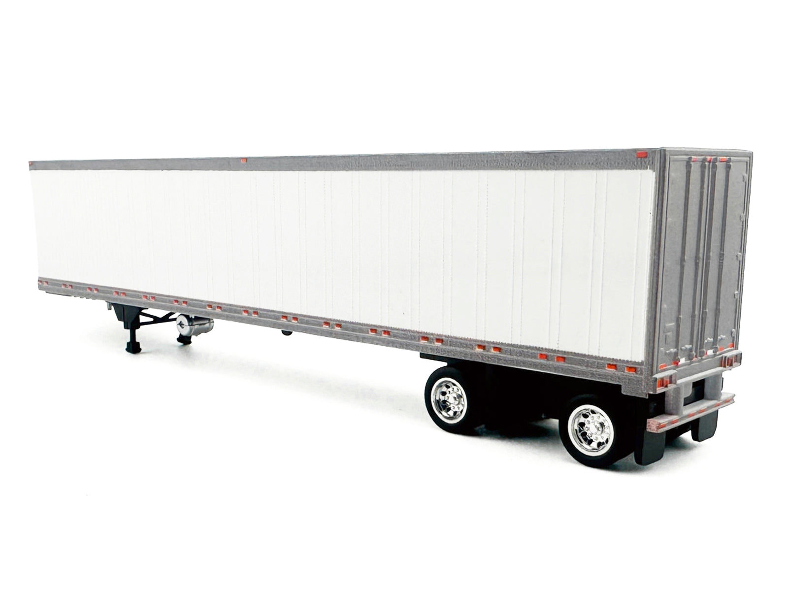 53' Spread Axle Refrigerated Trailer White 1/87 (HO) Plastic Model Car by HO Logistics - image 3