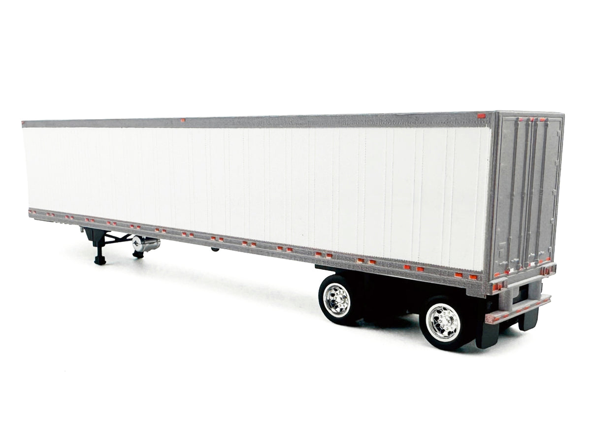 53' Spread Axle Refrigerated Trailer White 1/87 (HO) Plastic Model Car by HO Logistics - image 3