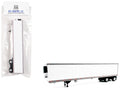 53' Spread Axle Refrigerated Trailer White 1/87 (HO) Plastic Model Car by HO Logistics