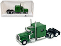 Peterbilt 389 Truck Tractor with Sleeper Cab Green 1/87 (HO) Scale Plastic Model Car by HO Logistics