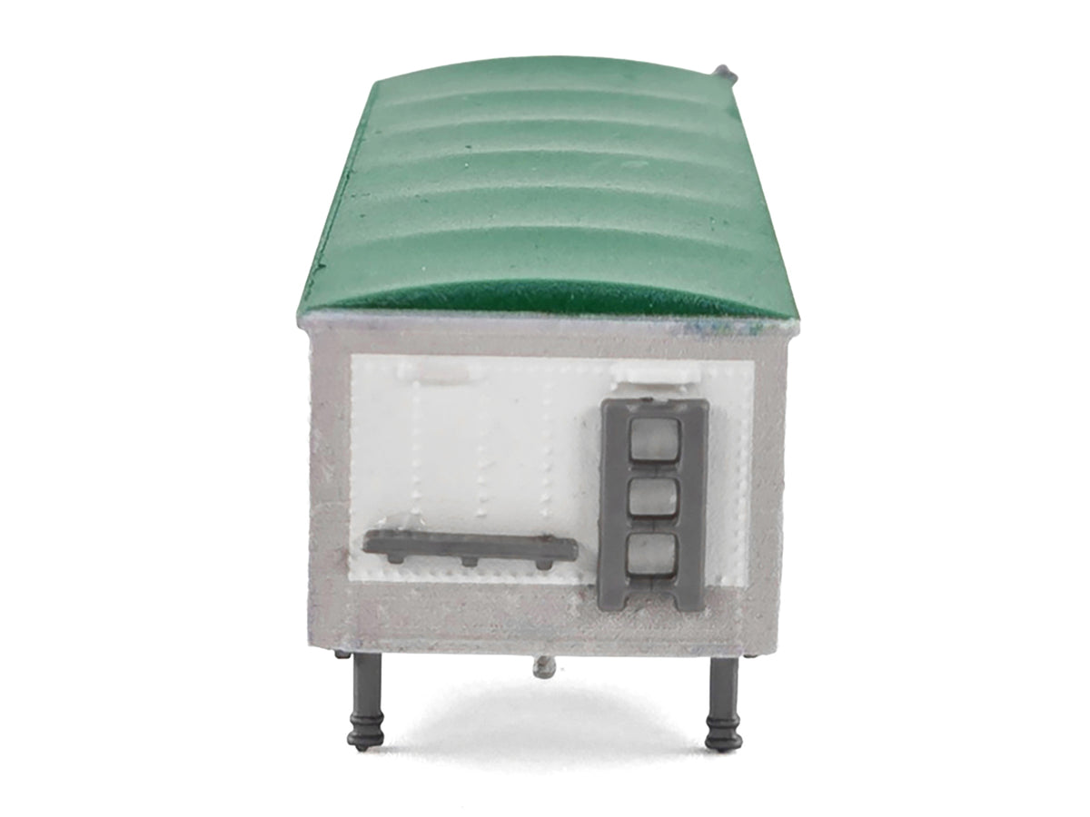 Covered Grain Trailer White with Green Tarp "Nutrena Feeds" 1/87 (HO) Plastic Model Car by HO Logistics - image 4