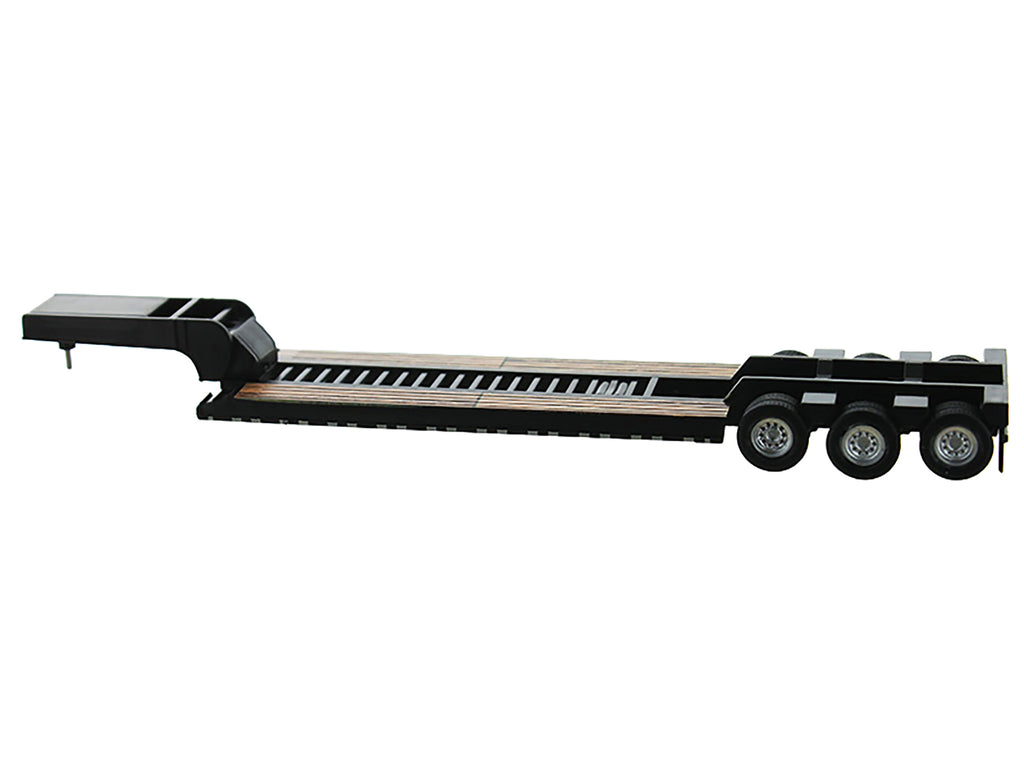 Low Boy Flatbed Trailer Black 1/87 (HO) Plastic Model Car by HO Logistics - image 2