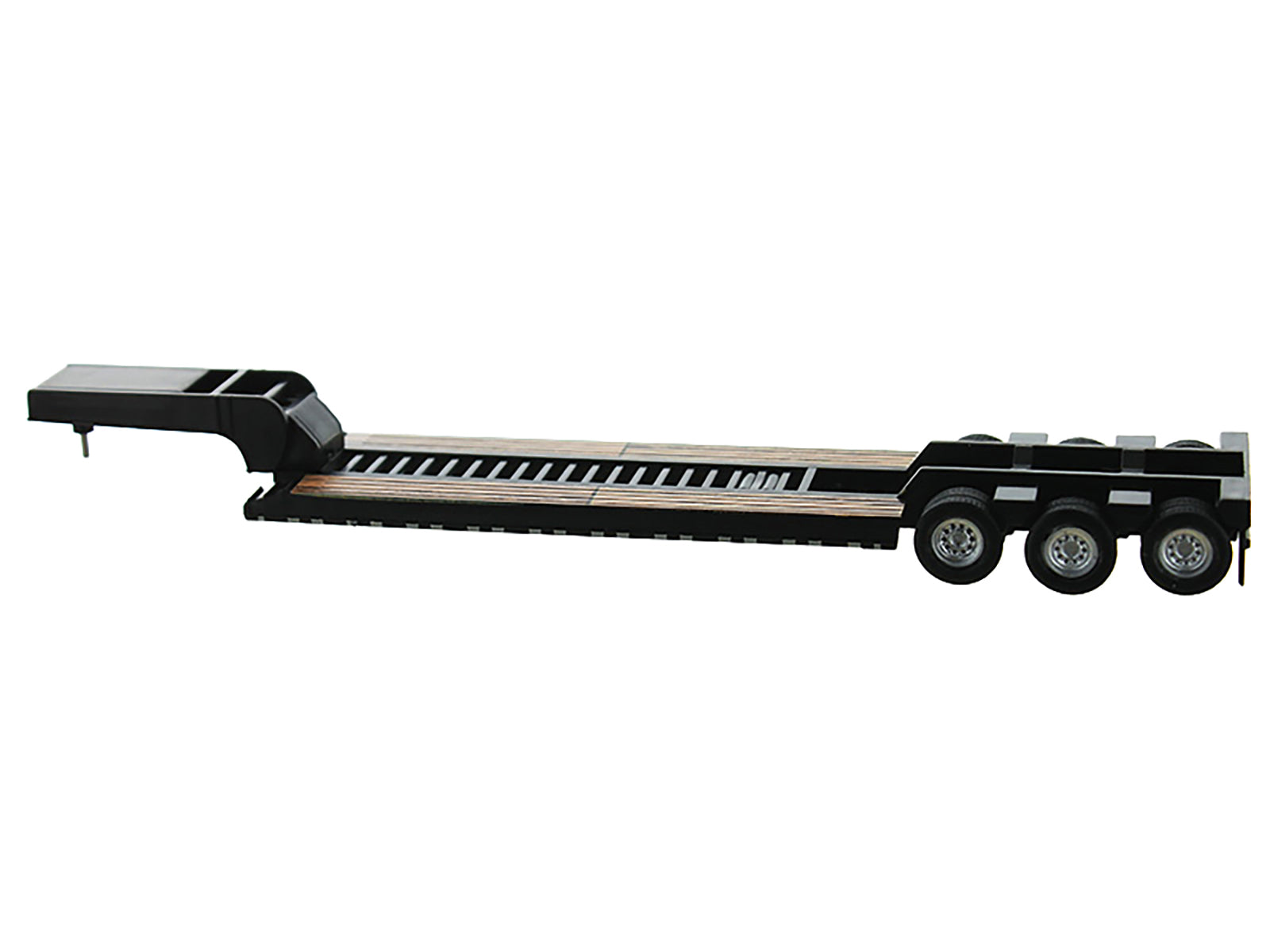 Low Boy Flatbed Trailer Black 1/87 (HO) Plastic Model Car by HO Logistics - image 2