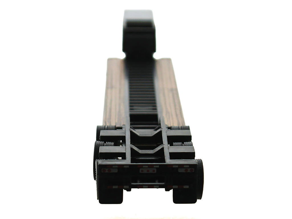 Low Boy Flatbed Trailer Black 1/87 (HO) Plastic Model Car by HO Logistics - image 3