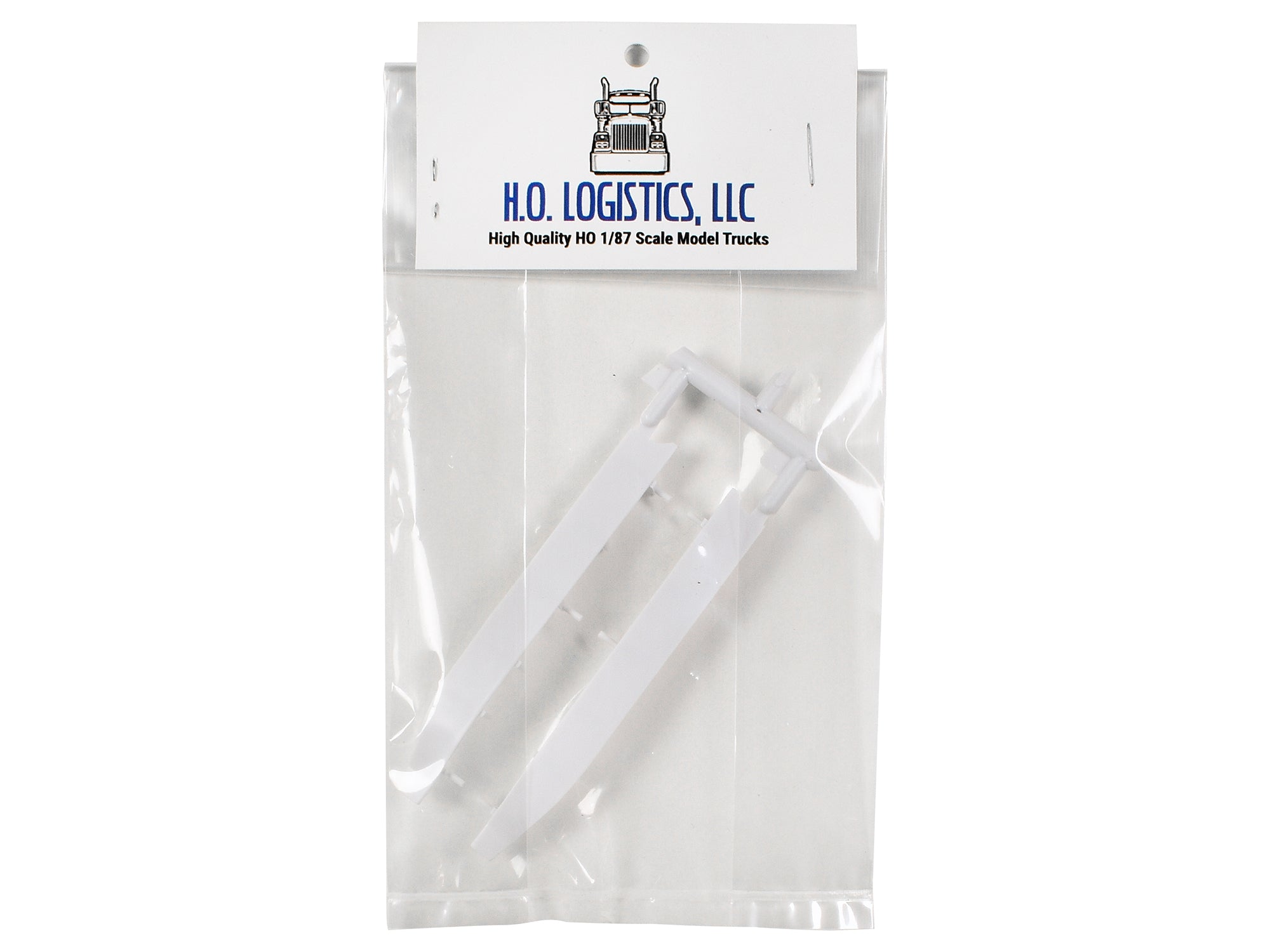 Trailer Wind Skirts for 53' Dry Vans White 1/87 (HO) Plastic Model Car by HO Logistics - image 4