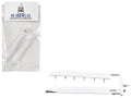Trailer Wind Skirts for 53' Dry Vans White 1/87 (HO) Plastic Model Car by HO Logistics