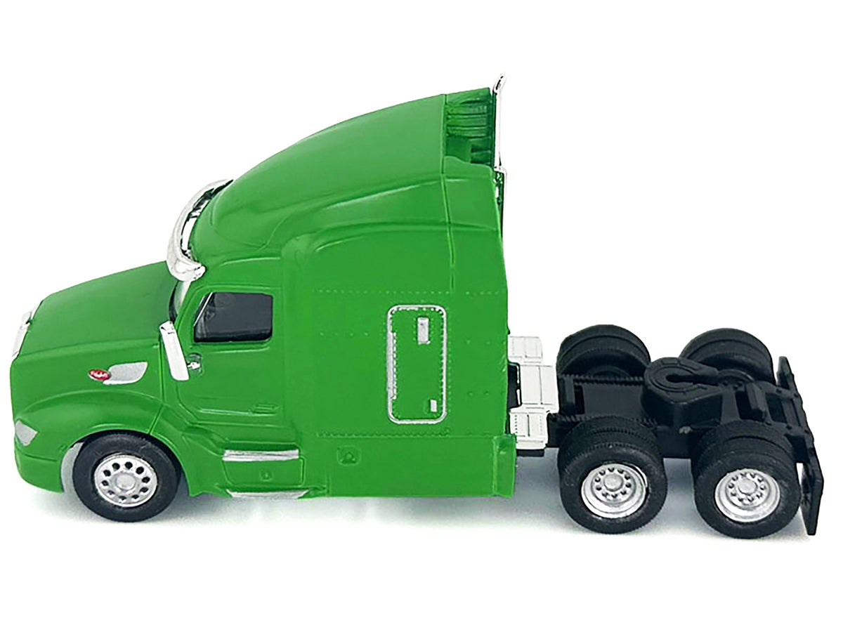 Peterbilt 579 Sleeper Cab Lime Green 1/87 (HO) Plastic Model Car by HO Logistics - image 3