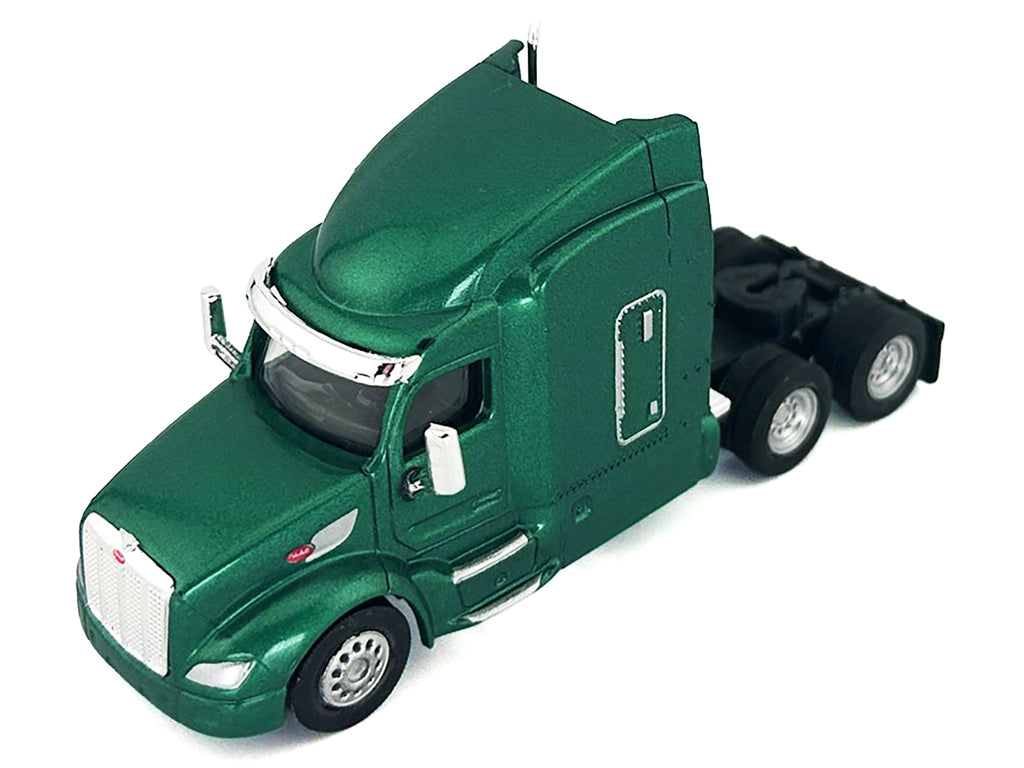 Peterbilt 579 Sleeper Cab Green Metallic 1/87 (HO) Plastic Model Car by HO Logistics - image 2