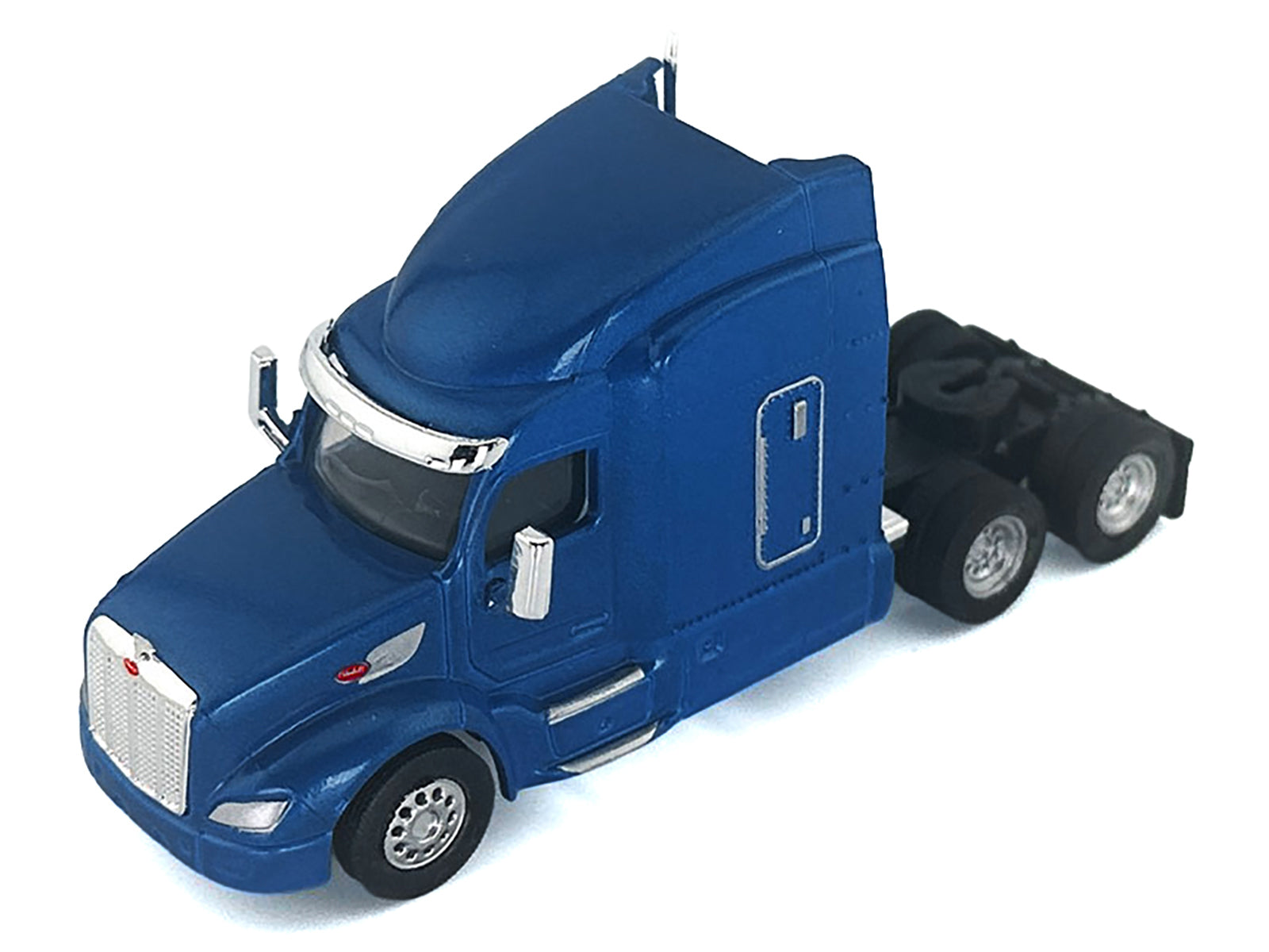 Peterbilt 579 Sleeper Cab Blue Metallic 1/87 (HO) Plastic Model Car by HO Logistics - image 2