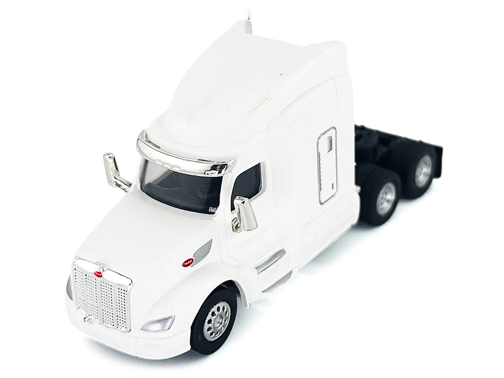 Peterbilt 579 Sleeper Cab White 1/87 (HO) Plastic Model Car by HO Logistics - image 2