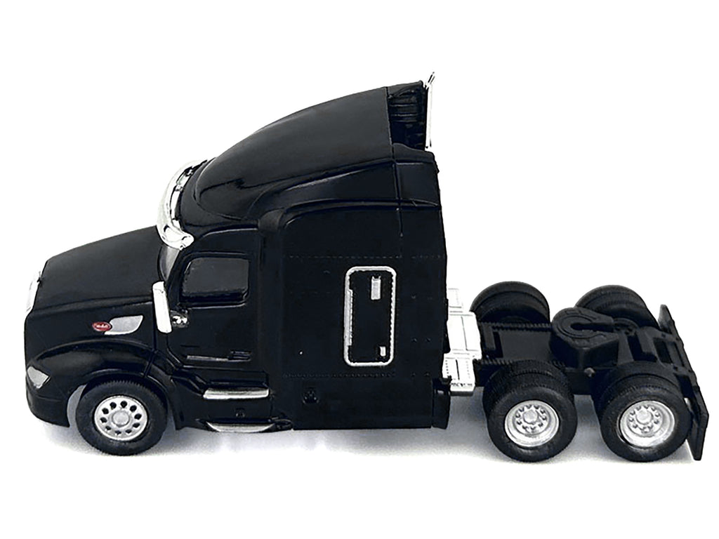 Peterbilt 579 Sleeper Cab Black 1/87 (HO) Plastic Model Car by HO Logistics - image 3