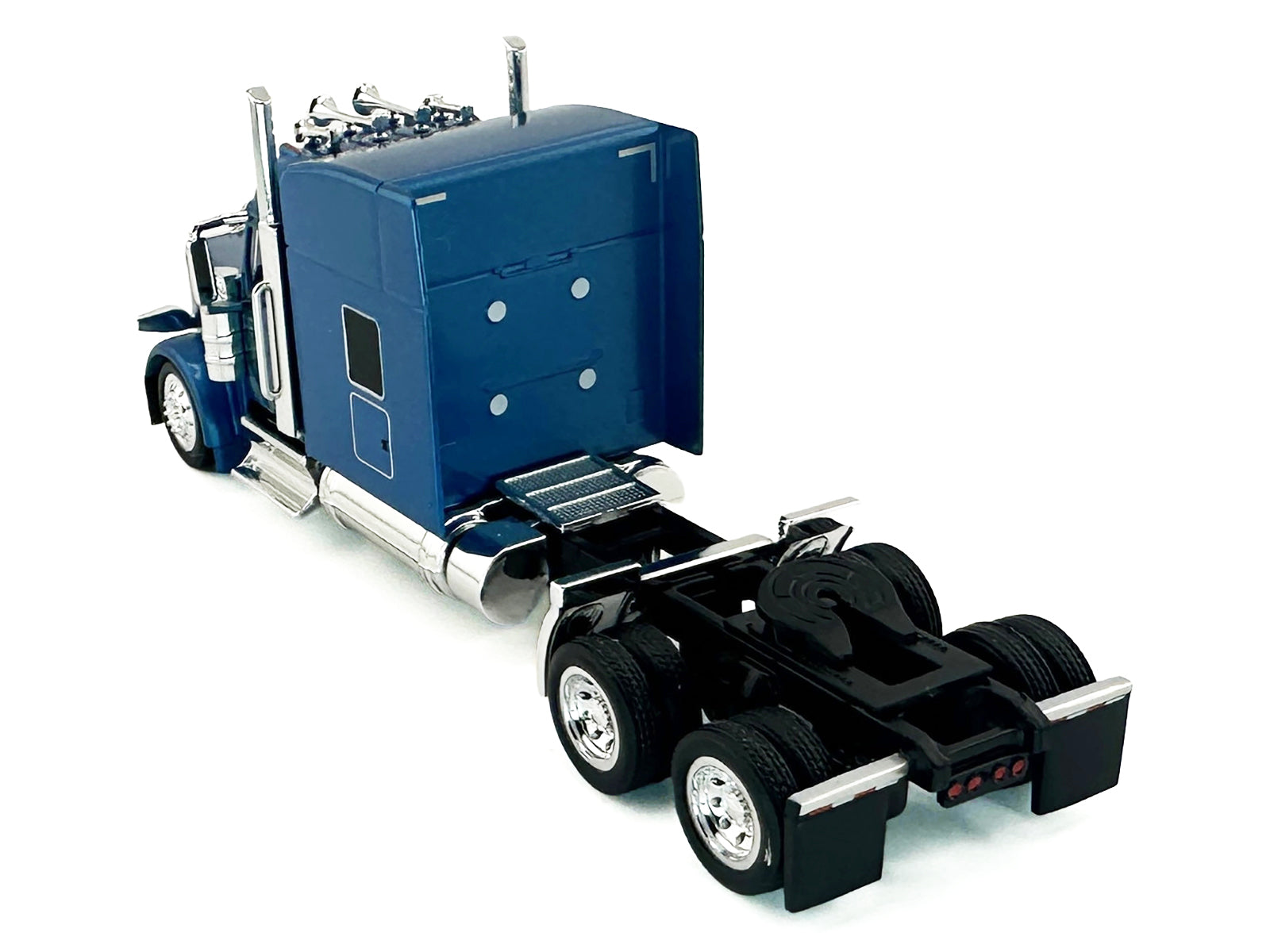 Peterbilt 589 with Stand Up Sleeper Cab Blue Metallic 1/87 (HO) Plastic Model Car by HO Logistics - image 3