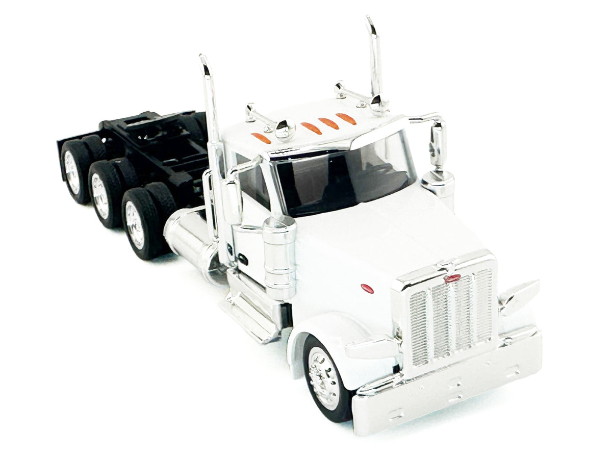 Peterbilt 589 3-Axel Day Cab White 1/87 (HO) Plastic Model Car by HO Logistics - image 2