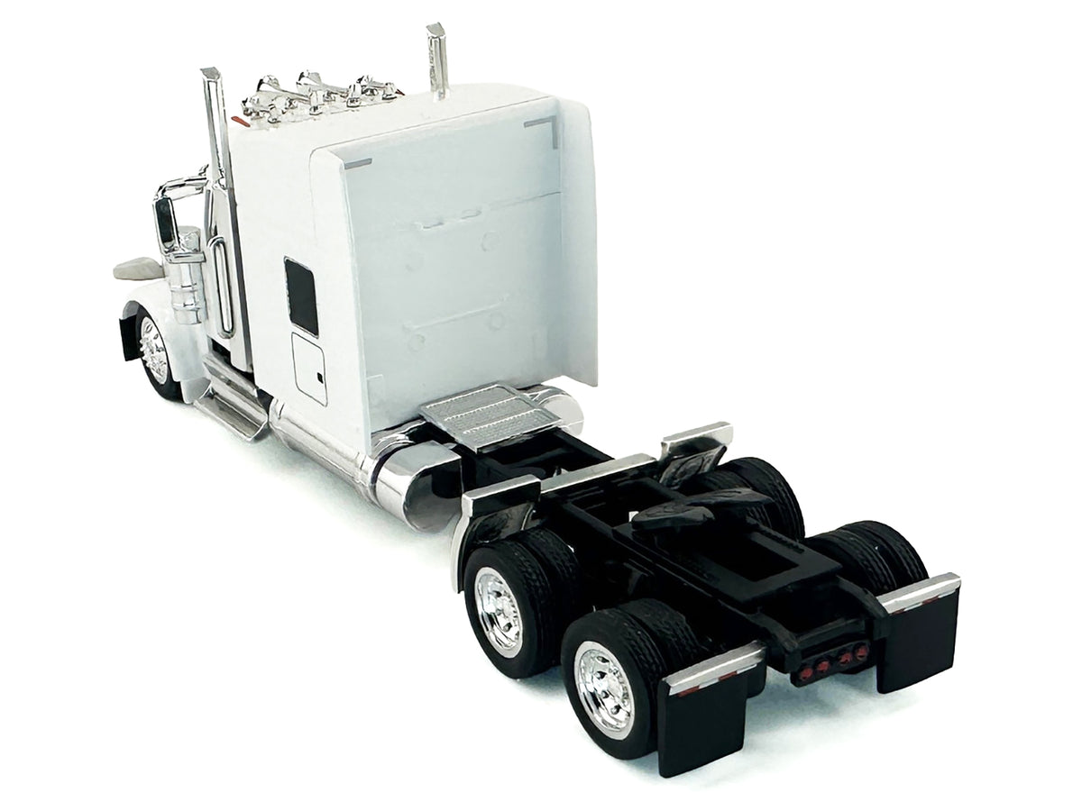 Peterbilt 589 with Stand Up Sleeper Cab White 1/87 (HO) Plastic Model Car by HO Logistics - image 3
