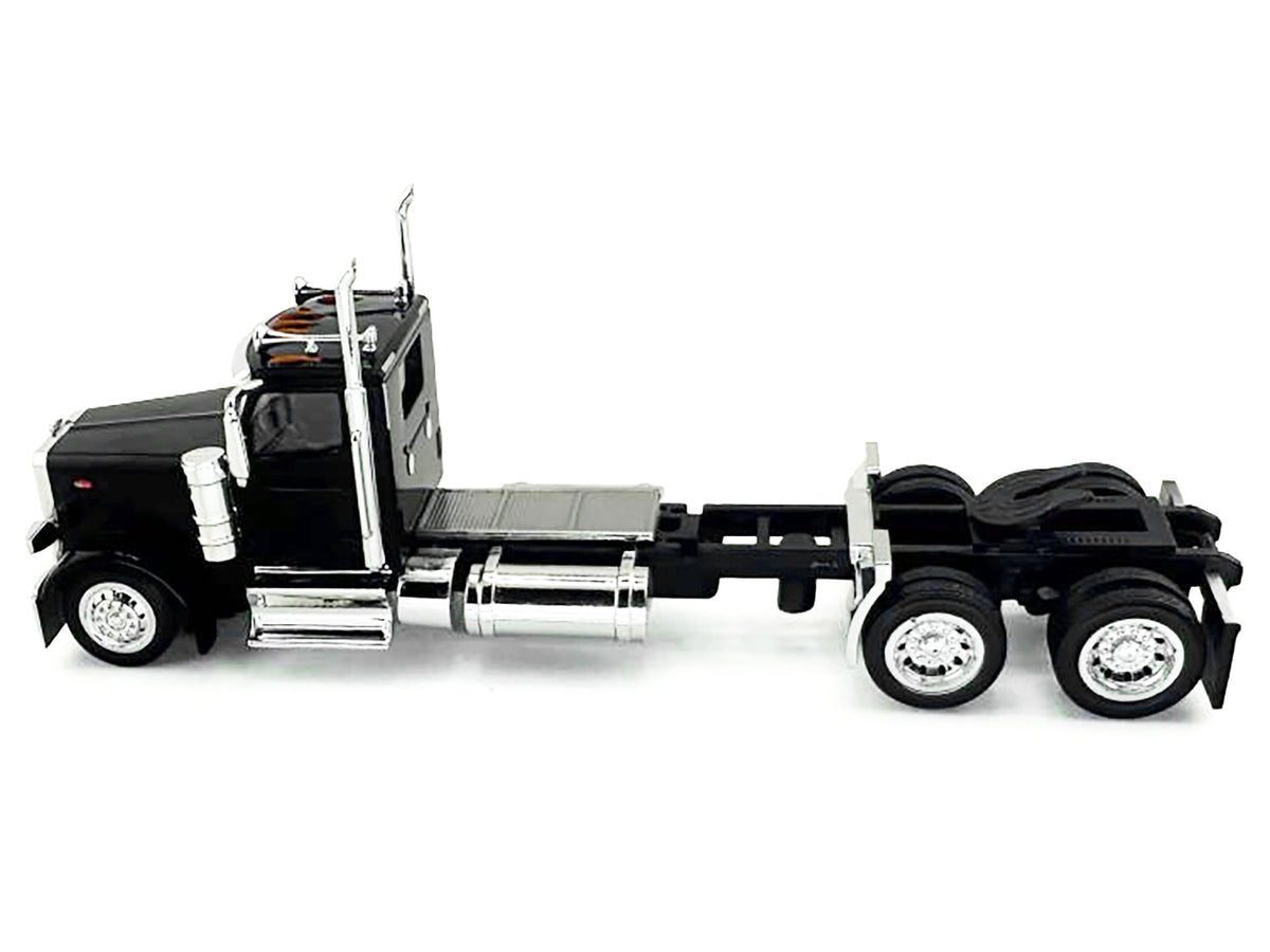 Peterbilt 589 2-Axel Day Cab Black 1/87 (HO) Plastic Model Car by HO Logistics - image 2