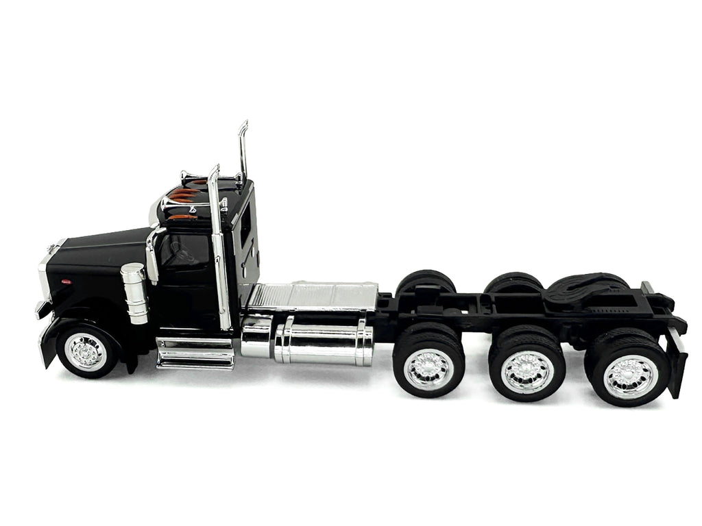 Peterbilt 589 3-Axel Day Cab Black 1/87 (HO) Plastic Model Car by HO Logistics - image 3