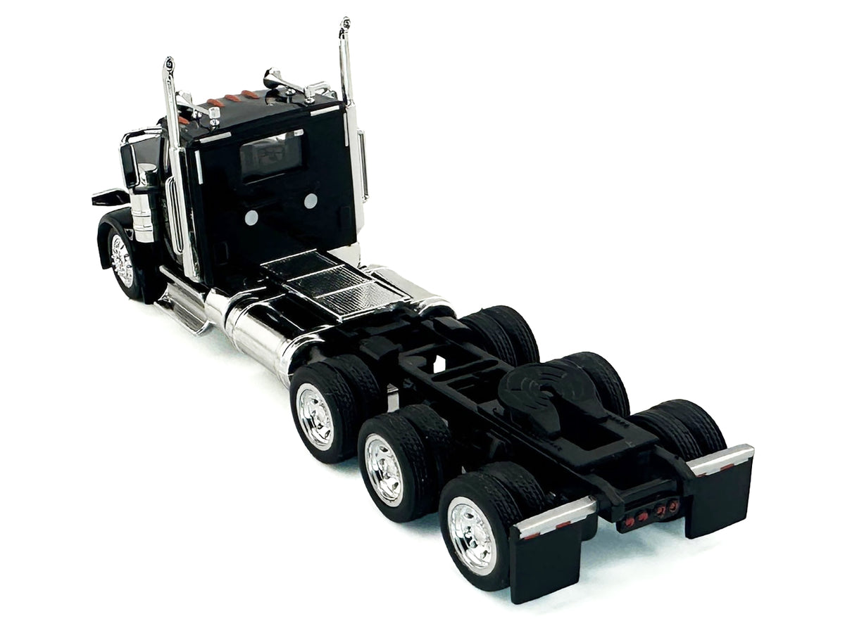 Peterbilt 589 3-Axel Day Cab Black 1/87 (HO) Plastic Model Car by HO Logistics - image 4