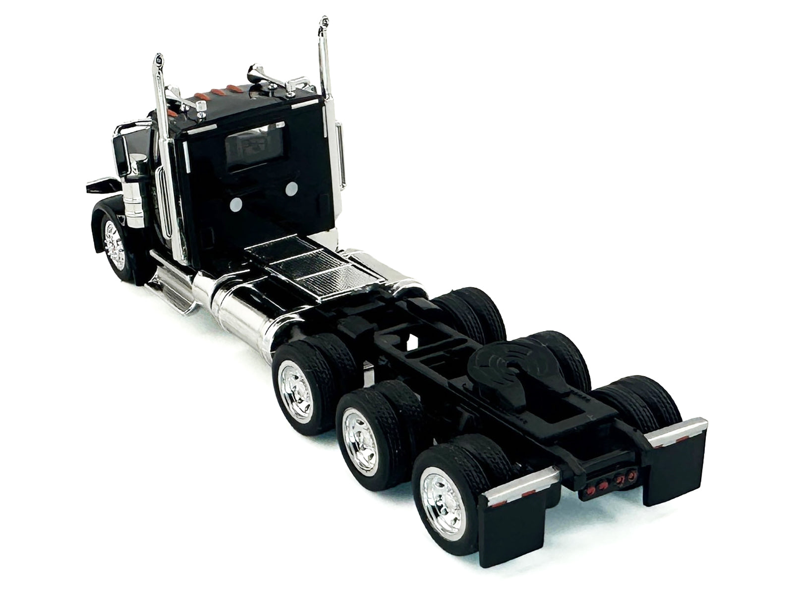 Peterbilt 589 3-Axel Day Cab Black 1/87 (HO) Plastic Model Car by HO Logistics - image 4