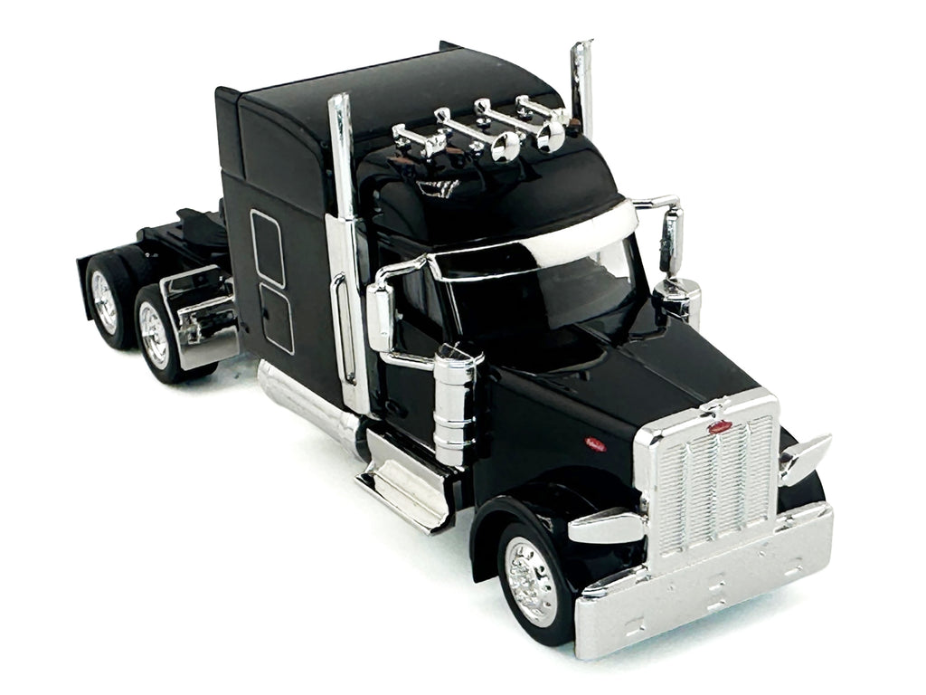 Peterbilt 589 with Stand Up Sleeper Cab Black 1/87 (HO) Plastic Model Car by HO Logistics - image 2