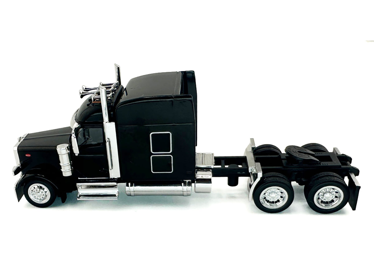 Peterbilt 589 with Stand Up Sleeper Cab Black 1/87 (HO) Plastic Model Car by HO Logistics - image 3