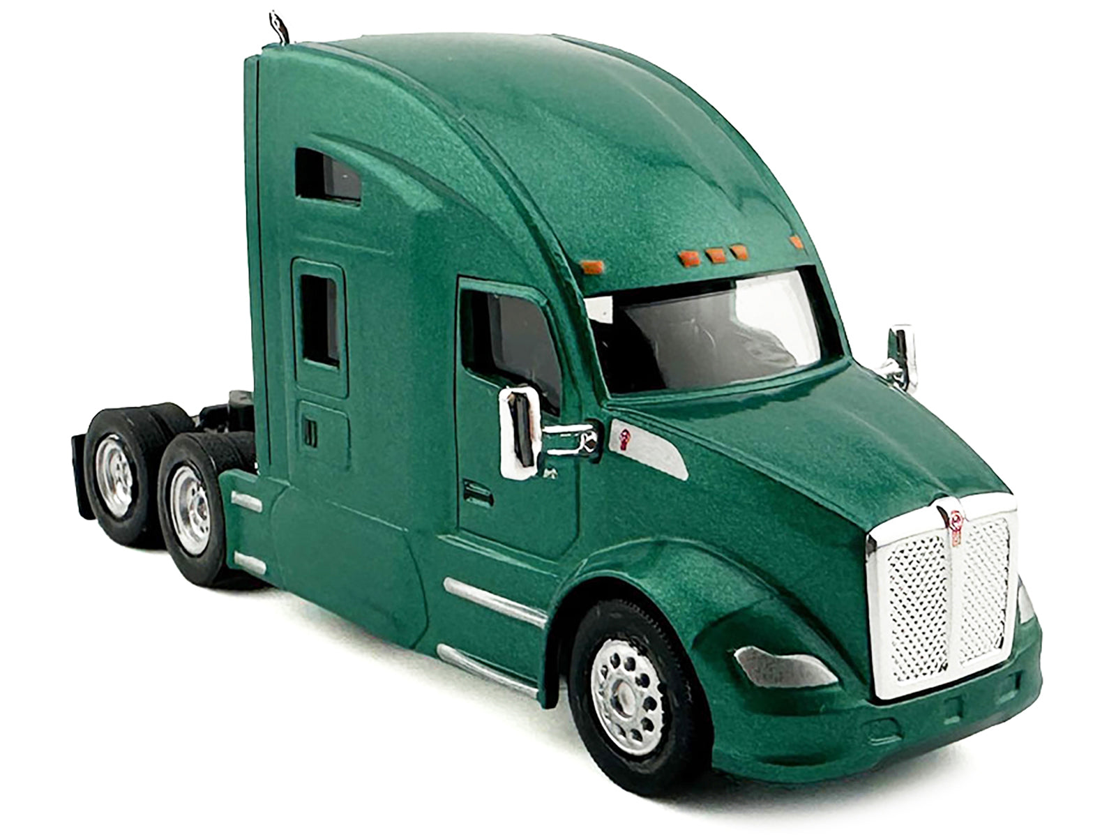 Kenworth T680 Sleeper Cab Green Metallic 1/87 (HO) Plastic Model Car by HO Logistics - image 2