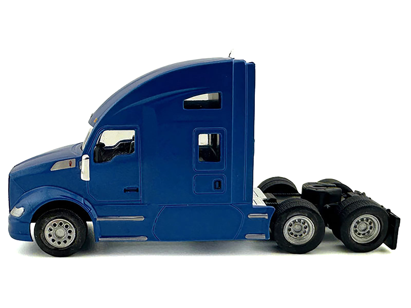 Kenworth T680 Sleeper Cab Blue Metallic 1/87 (HO) Plastic Model Car by HO Logistics - image 3