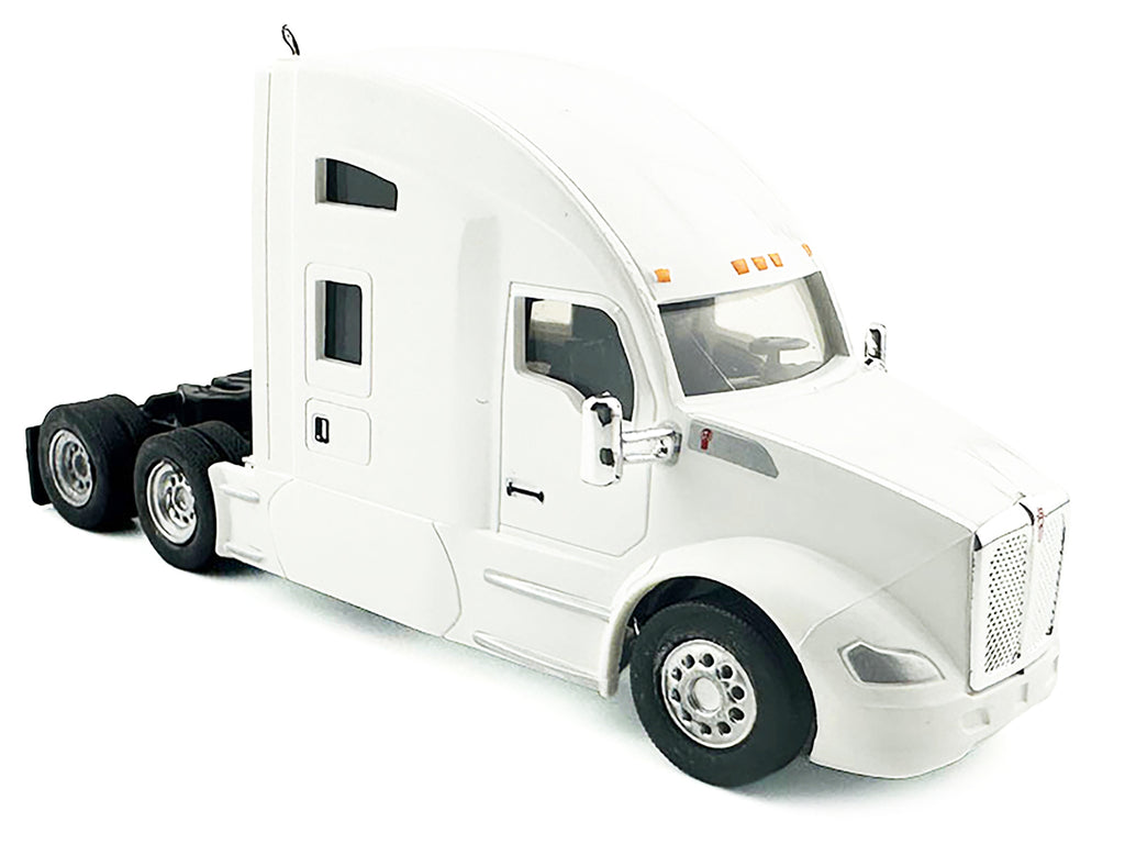 Kenworth T680 Sleeper Cab White 1/87 (HO) Plastic Model Car by HO Logistics - image 2