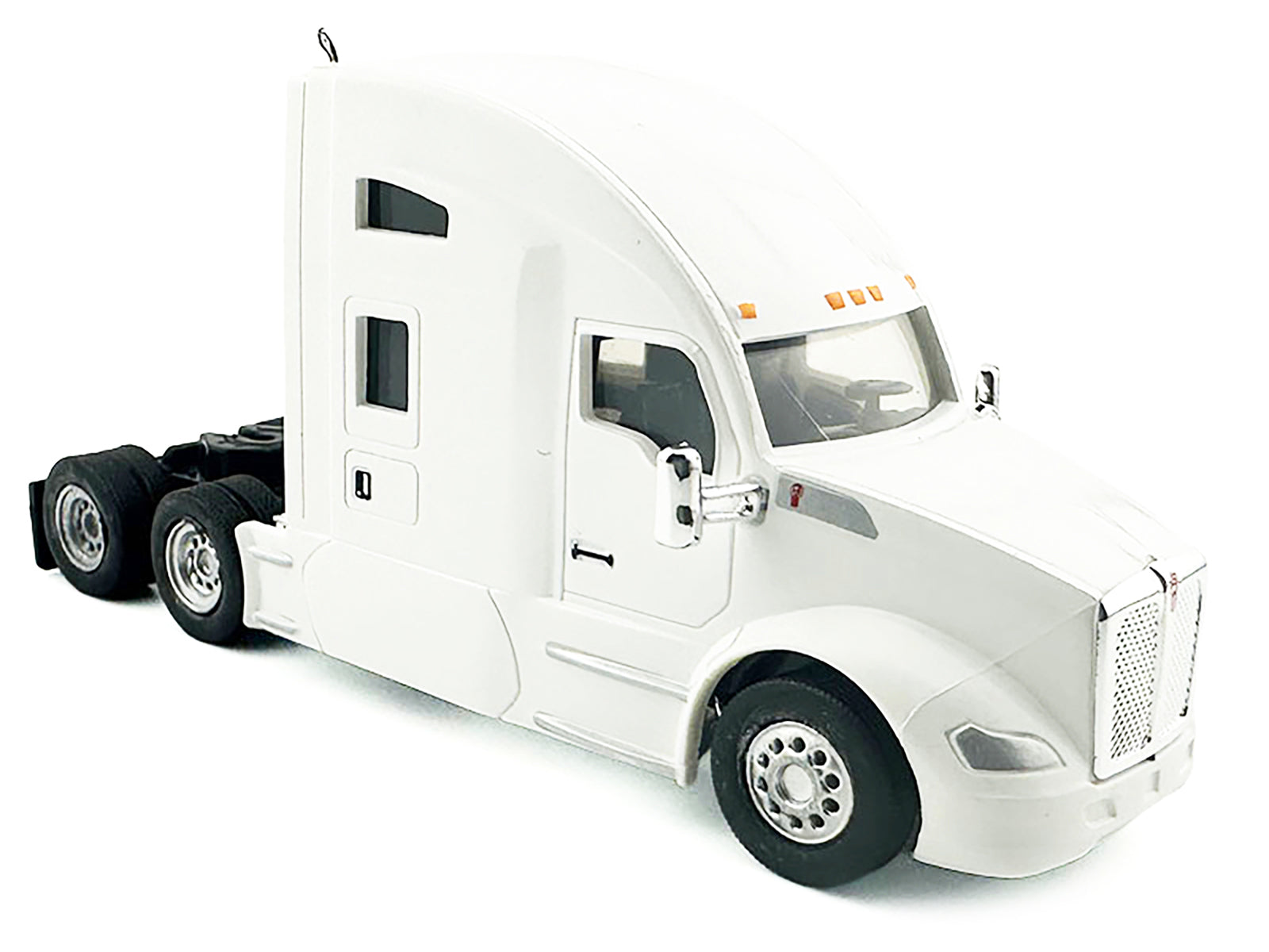 Kenworth T680 Sleeper Cab White 1/87 (HO) Plastic Model Car by HO Logistics - image 2