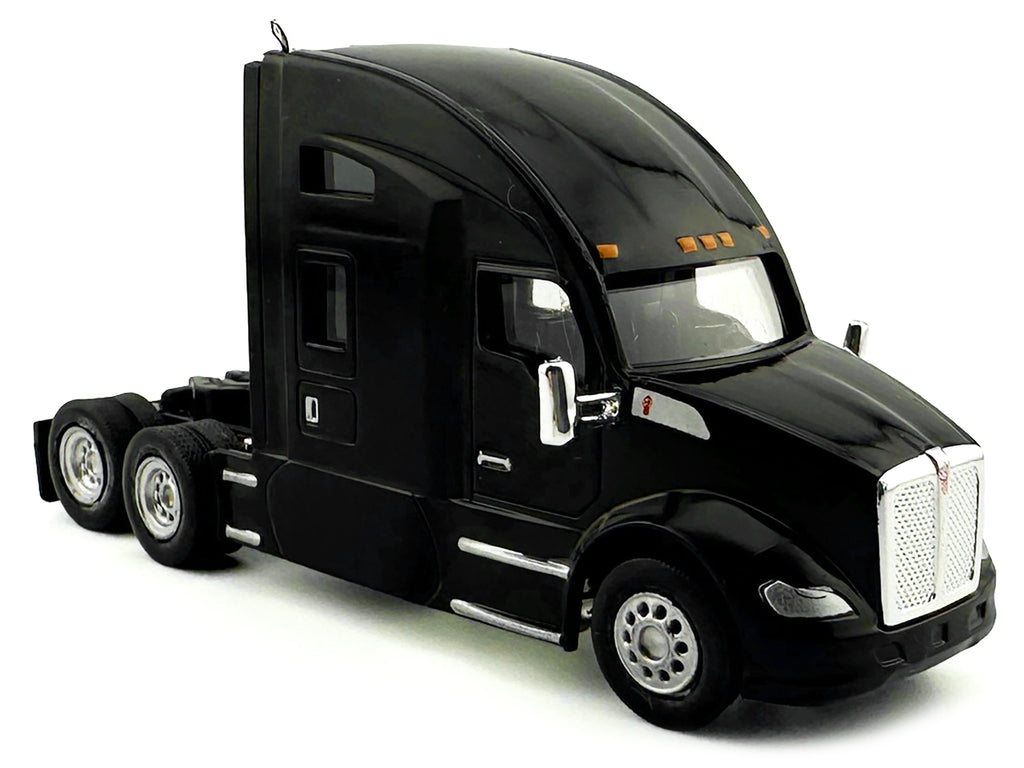 Kenworth T680 Sleeper Cab Black 1/87 (HO) Plastic Model Car by HO Logistics - image 2
