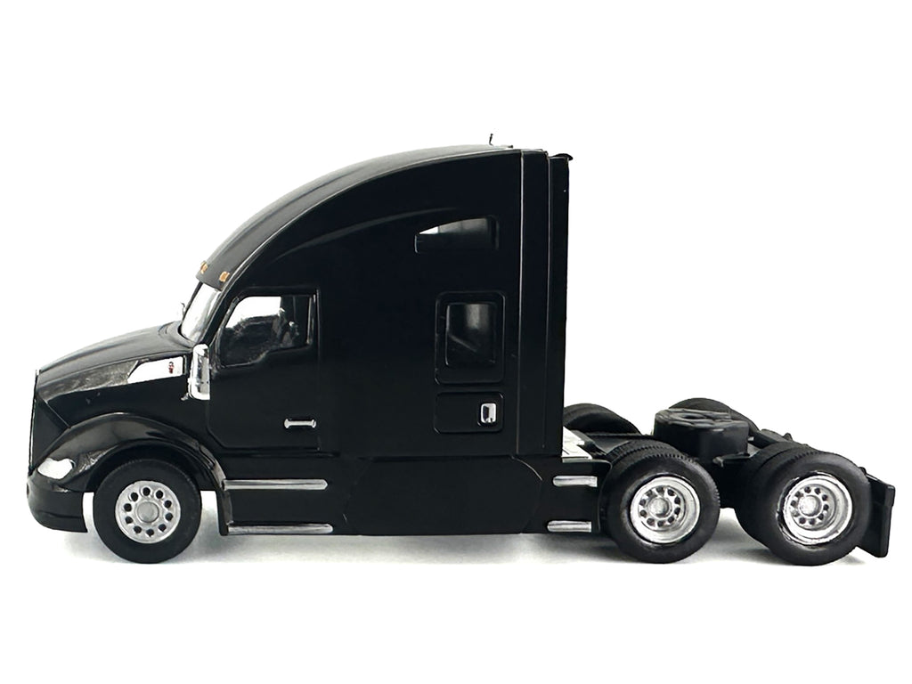 Kenworth T680 Sleeper Cab Black 1/87 (HO) Plastic Model Car by HO Logistics - image 3