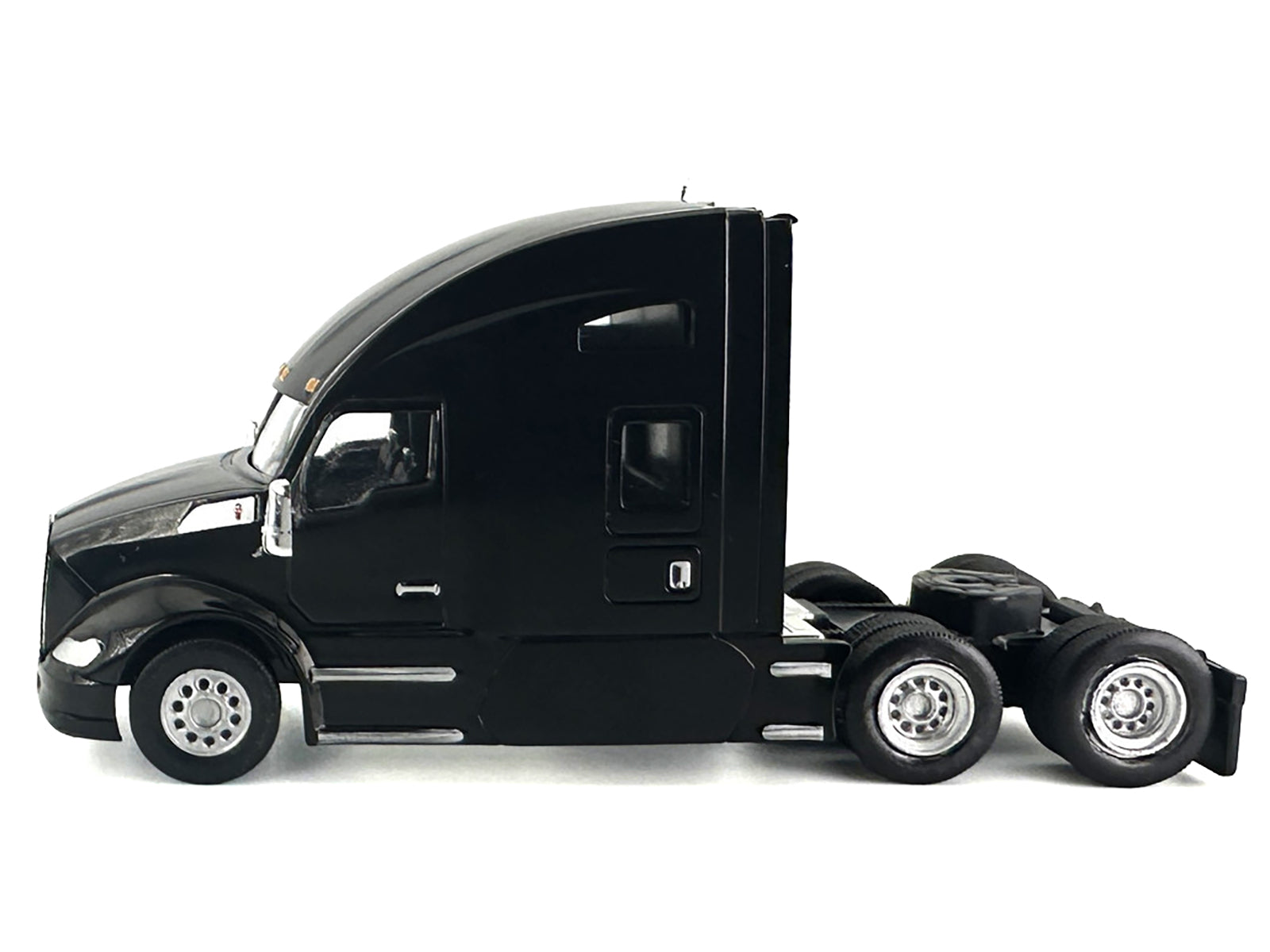 Kenworth T680 Sleeper Cab Black 1/87 (HO) Plastic Model Car by HO Logistics - image 3