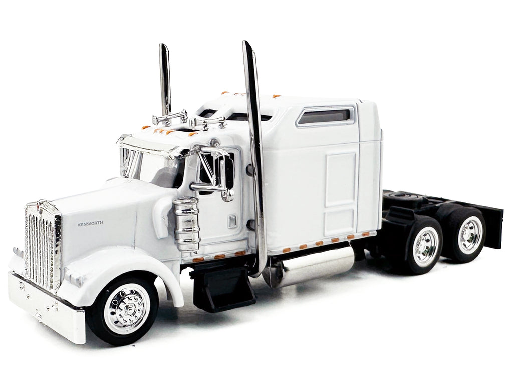 Kenworth W900L Truck Tractor with Sleeper Cab White 1/87 (HO) Scale Plastic Model Car by HO Logistics - image 2