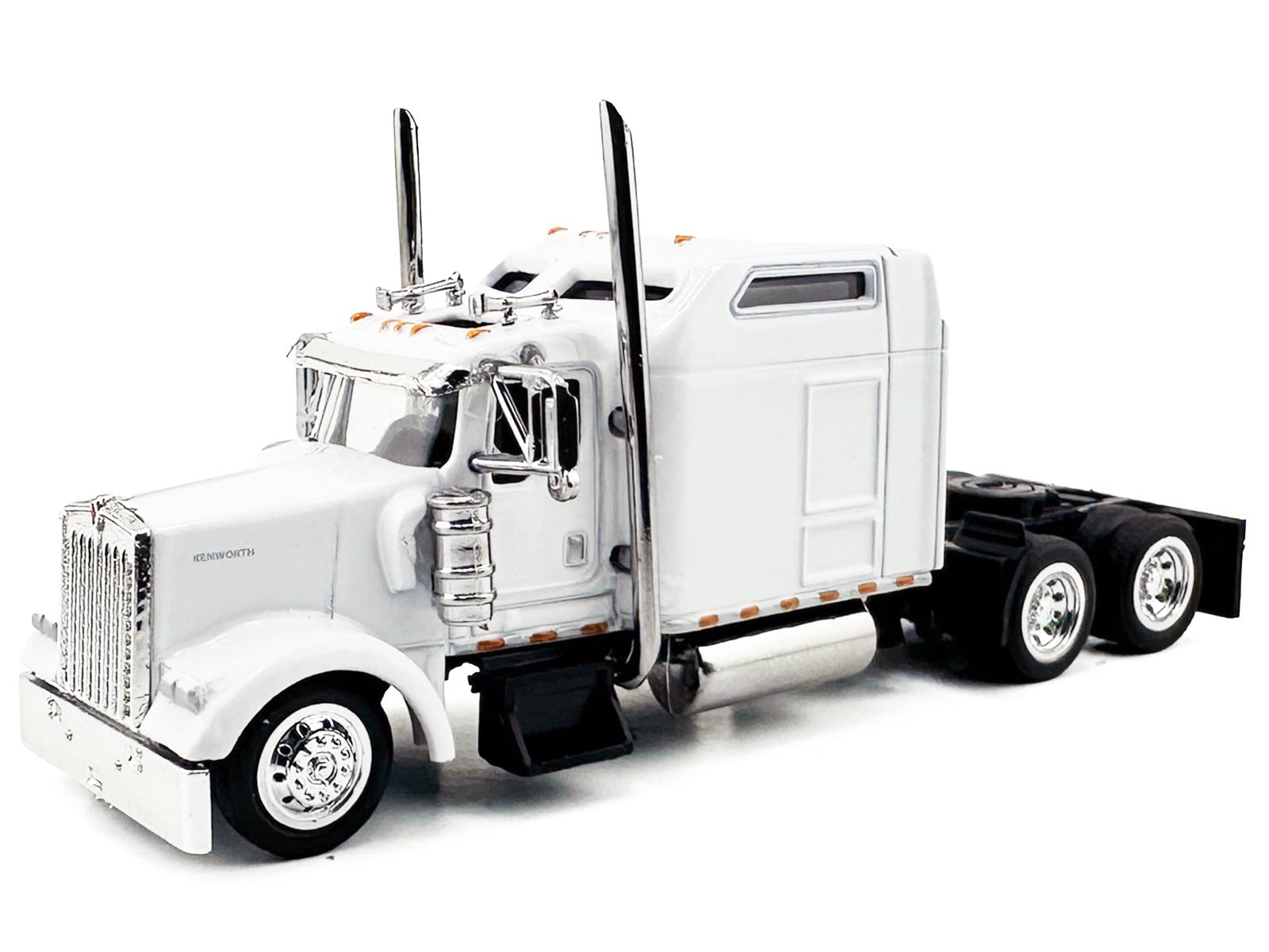 Kenworth W900L Truck Tractor with Sleeper Cab White 1/87 (HO) Scale Plastic Model Car by HO Logistics - image 2