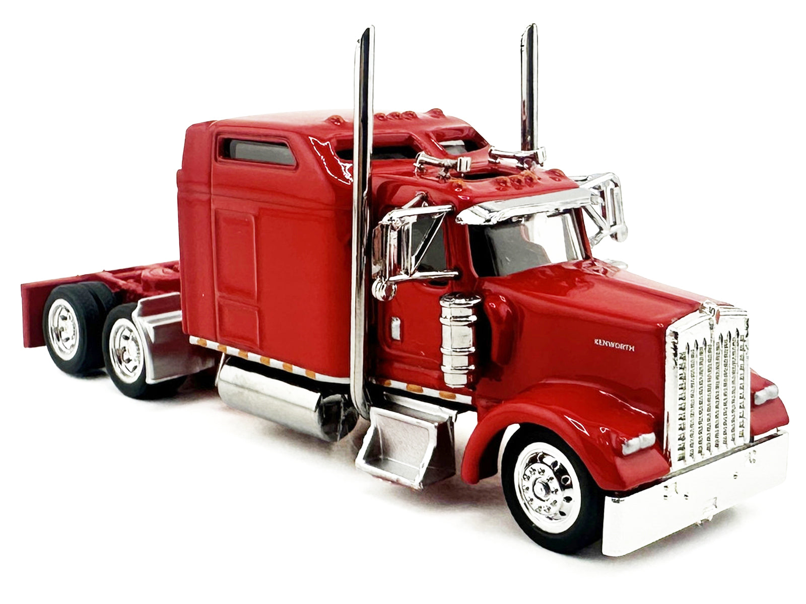 Kenworth W900L Truck Tractor with Sleeper Cab Red 1/87 (HO) Scale Plastic Model Car by HO Logistics - image 3