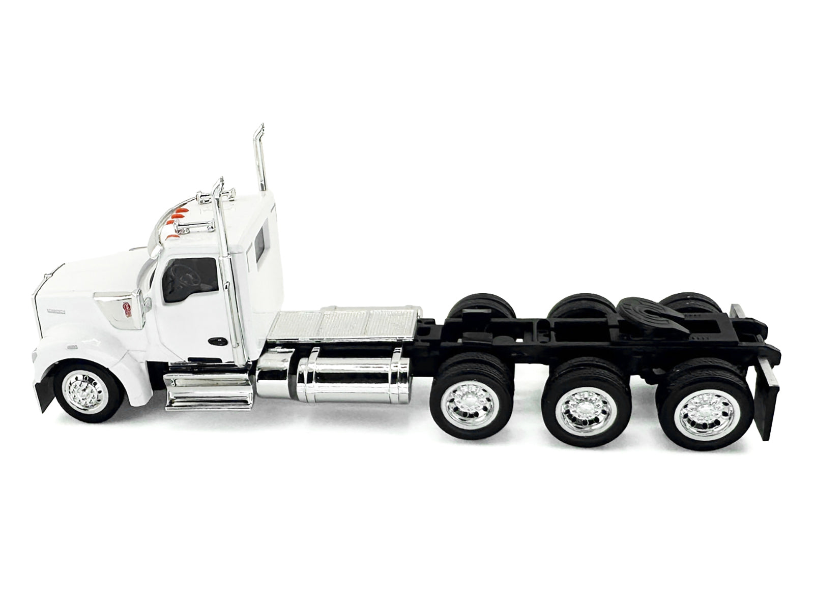 Kenworth W990 3-Axel Day Cab White 1/87 (HO) Plastic Model Car by HO Logistics - image 2
