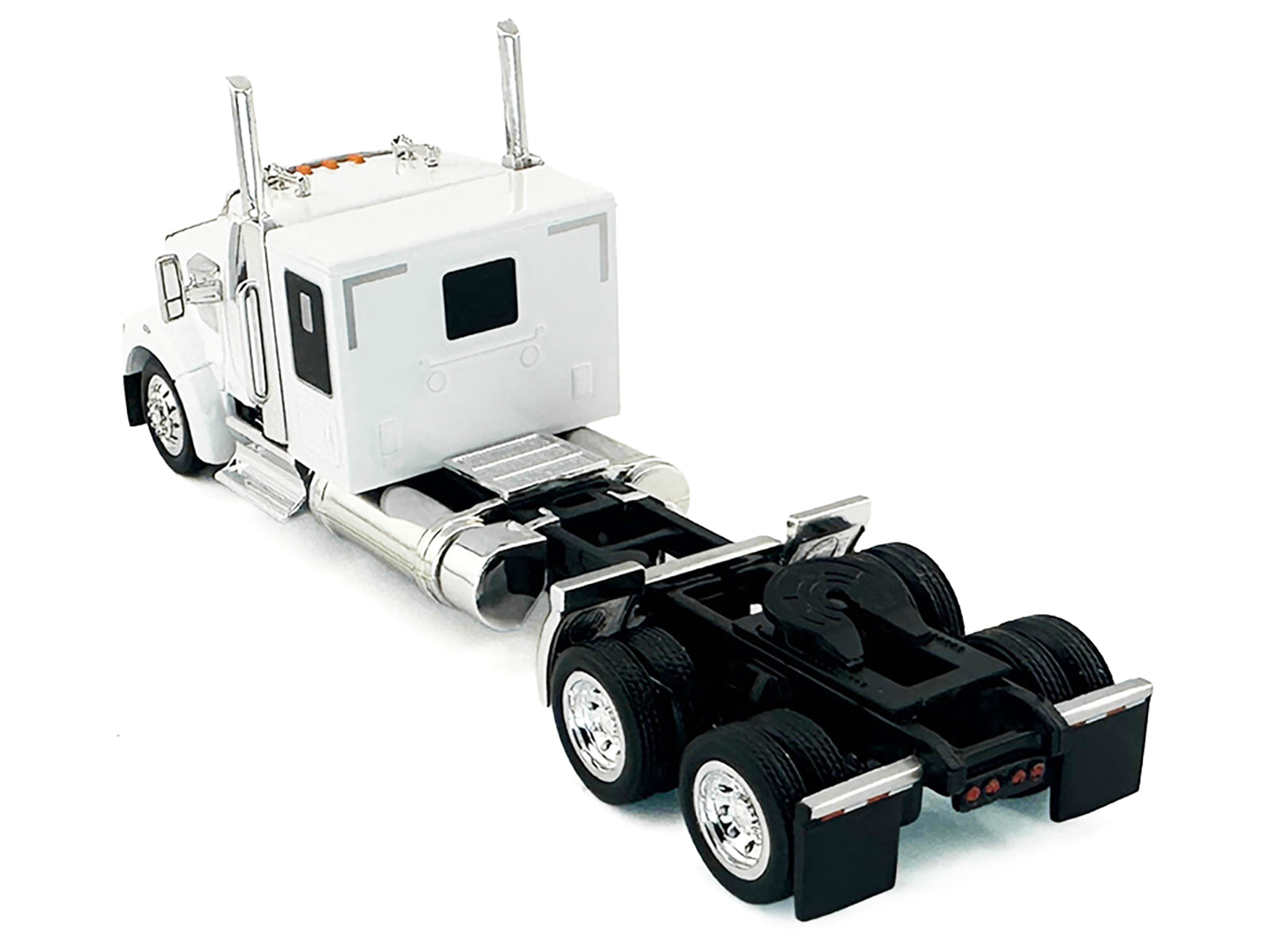 Kenworth W990 with Flat Top Sleeper Cab White 1/87 (HO) Plastic Model Car by HO Logistics - image 3