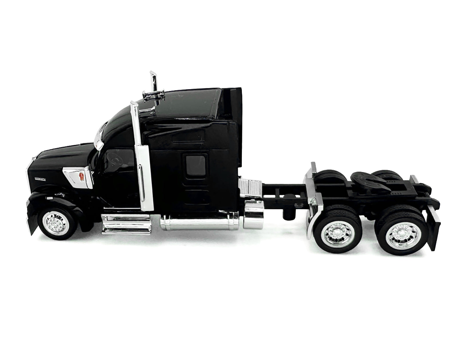 Kenworth W990 with Stand Up Sleeper Cab Black 1/87 (HO) Plastic Model Car by HO Logistics - image 3