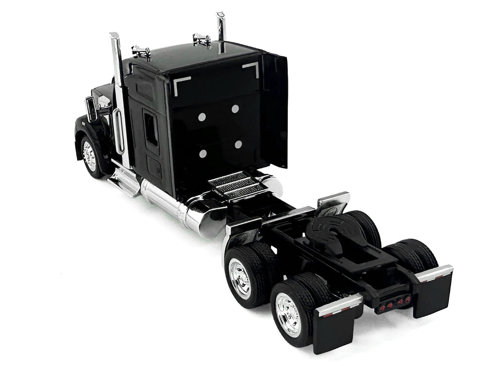 Kenworth W990 with Stand Up Sleeper Cab Black 1/87 (HO) Plastic Model Car by HO Logistics - image 4